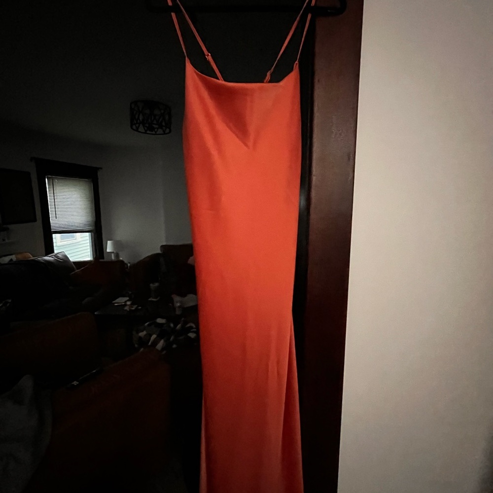 Plus Size Cowl Neck Formal Dress (Size 14)